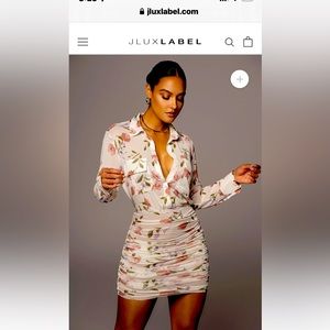 Nordstrom JLuxlabel floral skirt set.